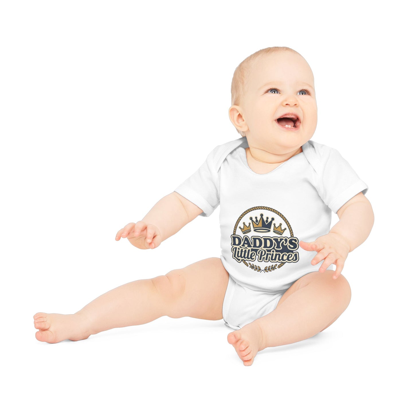 Daddy's Little Princess Baby Bodysuit — Organic Short Sleeve Onesie