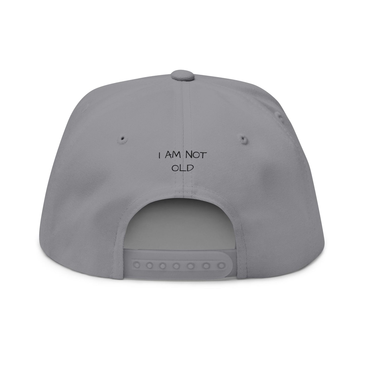 33 Years Embroidered Flat Bill Cap — "Authentic 33 Years of Not Giving a Damn" Birthday Snapback