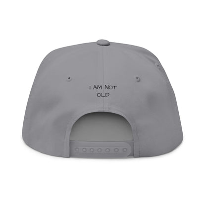 33 Years Embroidered Flat Bill Cap — "Authentic 33 Years of Not Giving a Damn" Birthday Snapback