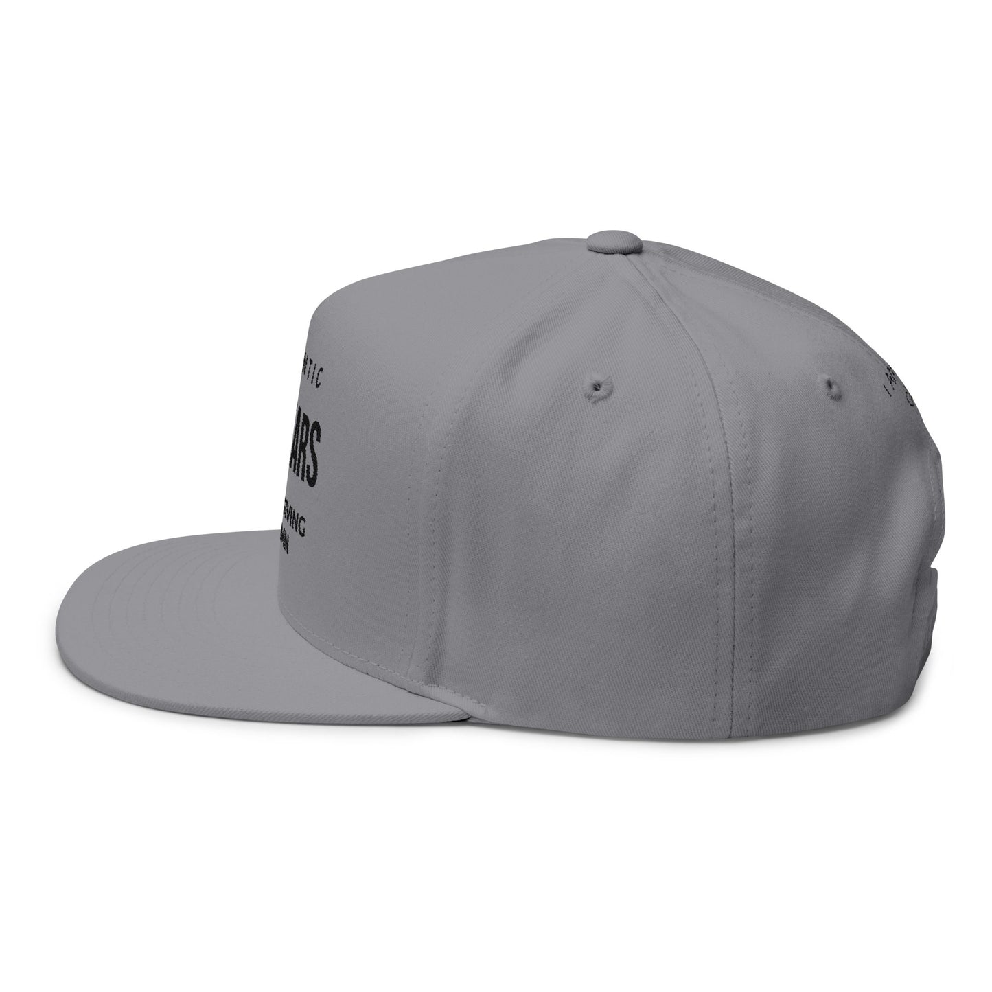 33 Years Embroidered Flat Bill Cap — "Authentic 33 Years of Not Giving a Damn" Birthday Snapback