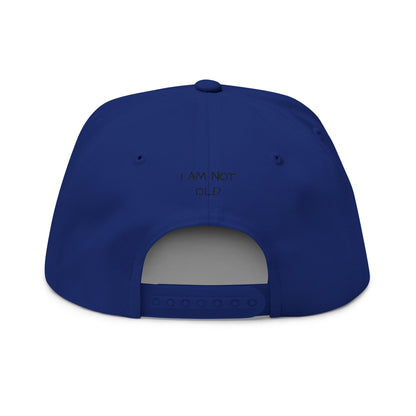33 Years Embroidered Flat Bill Cap — "Authentic 33 Years of Not Giving a Damn" Birthday Snapback