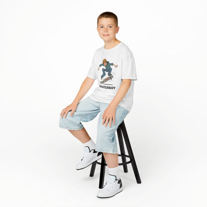 Kids Skateboard Tee – 'Skaterboy' Graphic Shirt for Boys & Girls