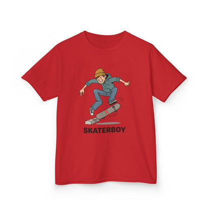Kids Skateboard Tee – 'Skaterboy' Graphic Shirt for Boys & Girls