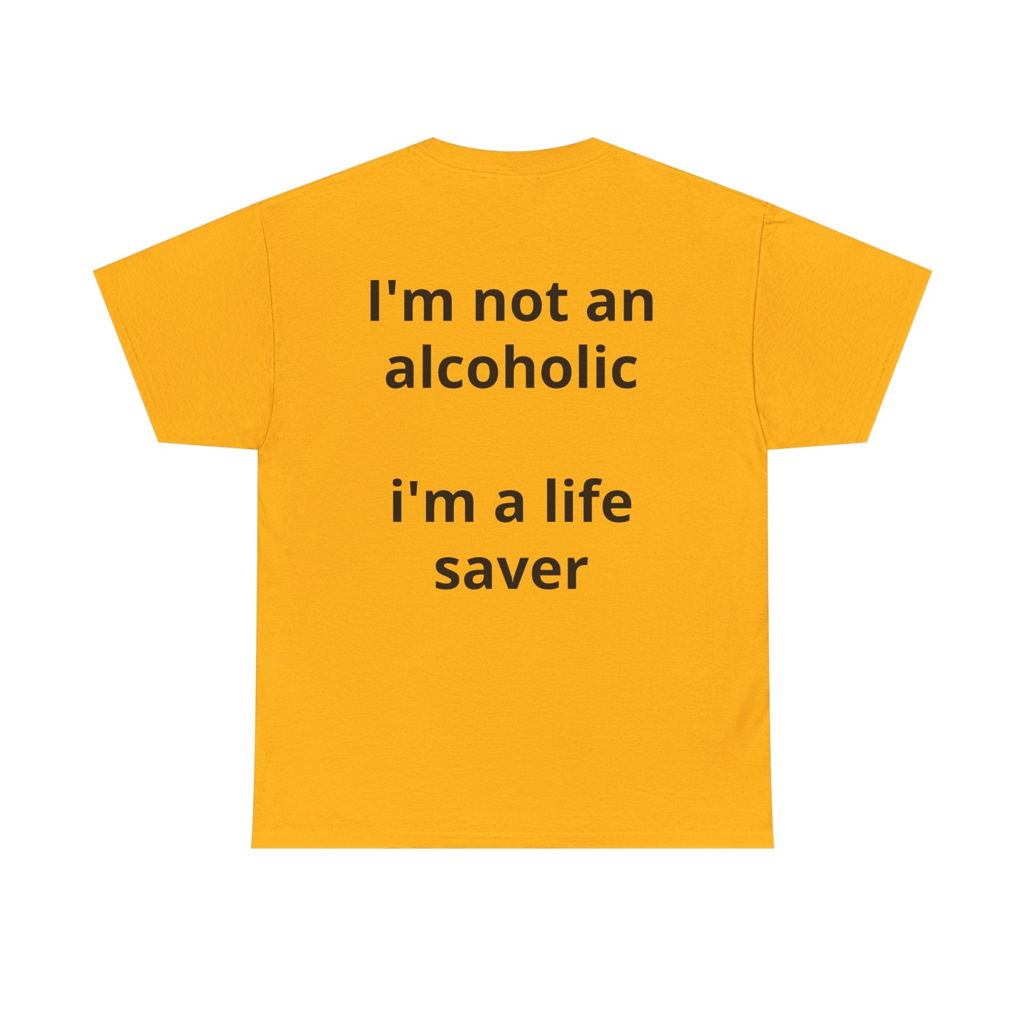 Whisky Humor T-Shirt — "One Glass of Whisky a Day..." Funny Drinking Tee
