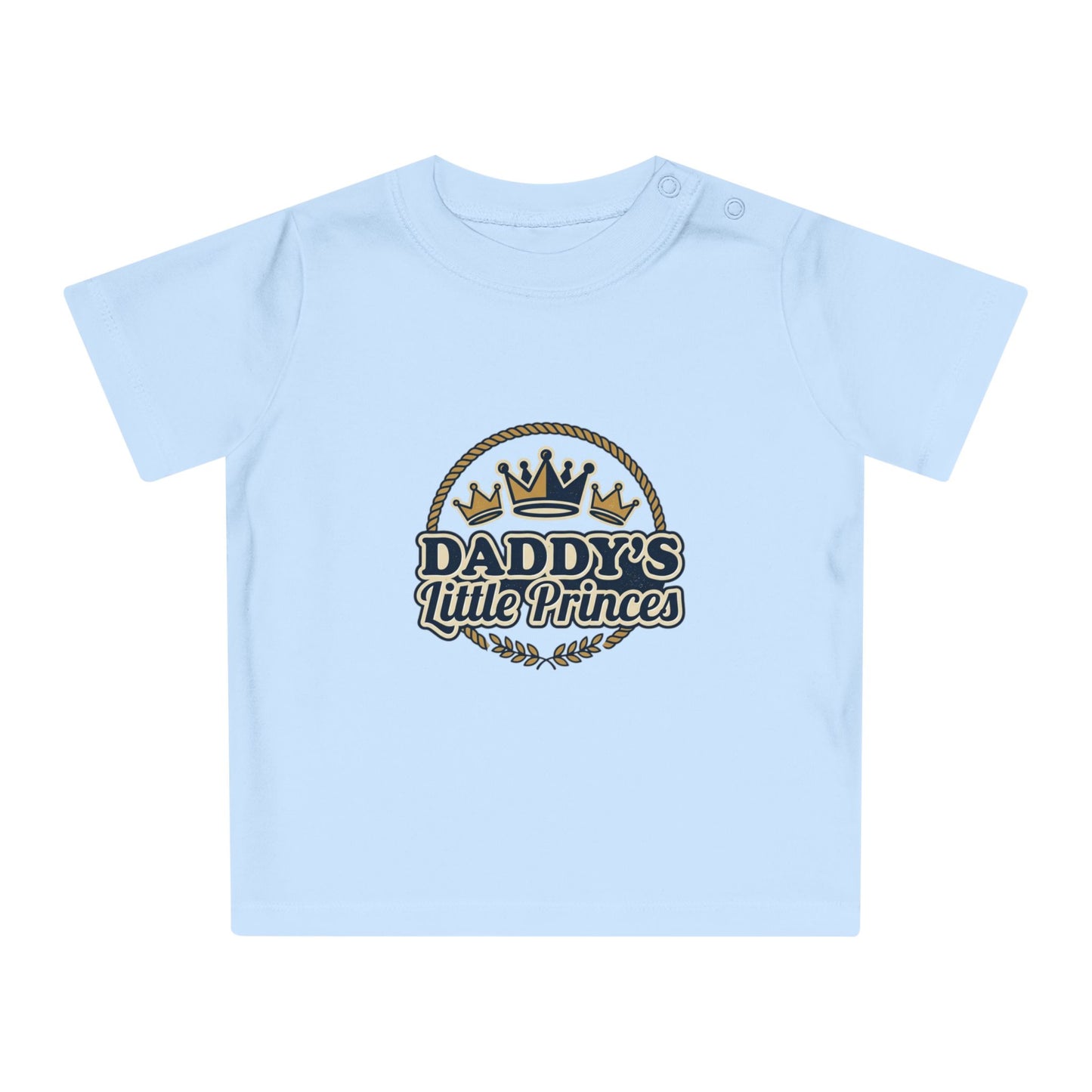 Daddy's Little Princess Baby T-Shirt — Cute Royal Crown Infant Tee
