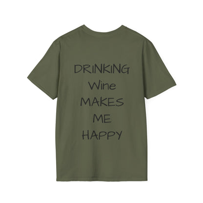 Cheers T-Shirt — Vintage Man Raising Glass "Savor the Moment" Graphic Tee