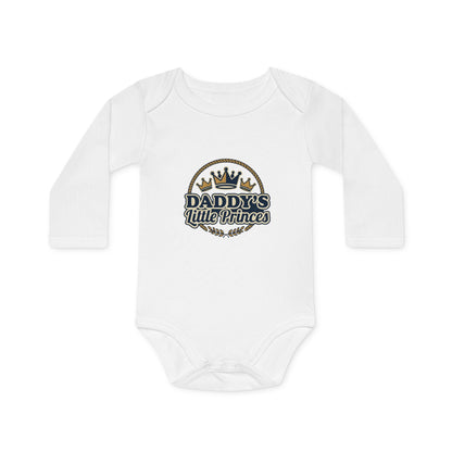 Baby Bodysuit – "Daddy's Little Princess" Organic Long-Sleeve Infant Onesie
