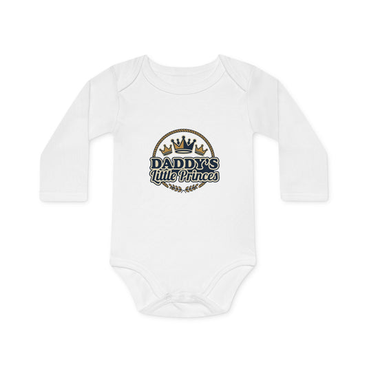 Baby Bodysuit – "Daddy's Little Princess" Organic Long-Sleeve Infant Onesie