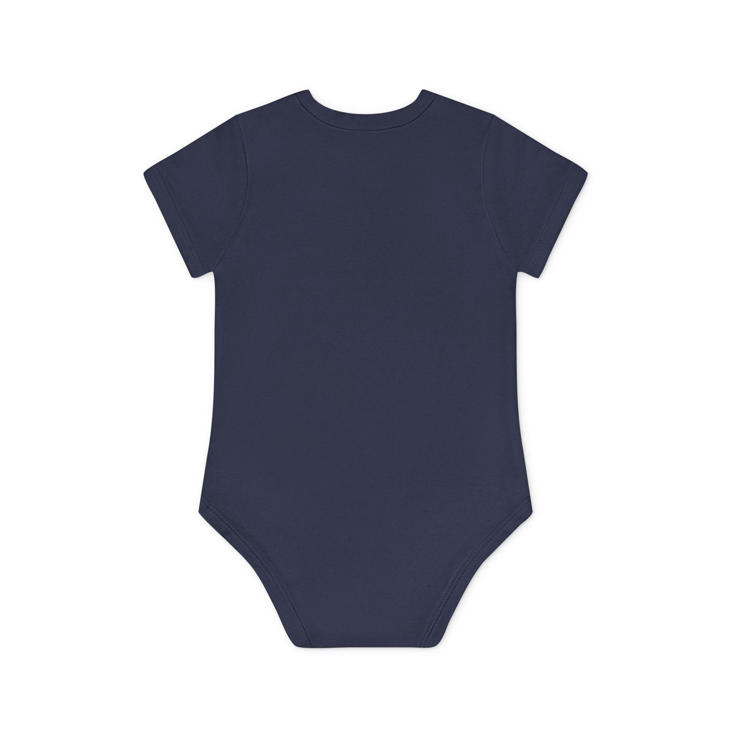 Baby Bodysuit – “Mommy’s Hungry Boy” Cute Shark Organic Short-Sleeve Onesie