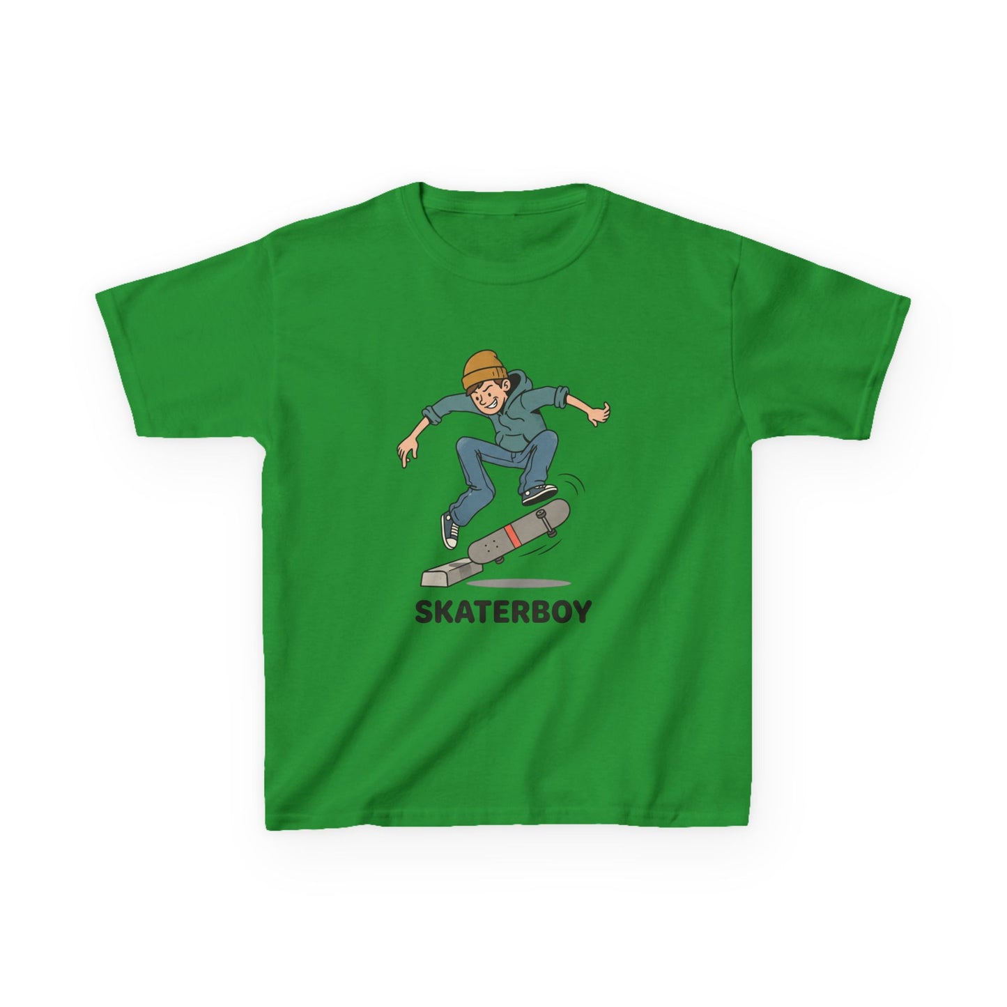 Kids Skateboard Tee – 'Skaterboy' Graphic Shirt for Boys & Girls