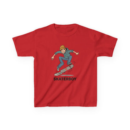 Kids Skateboard Tee – 'Skaterboy' Graphic Shirt for Boys & Girls