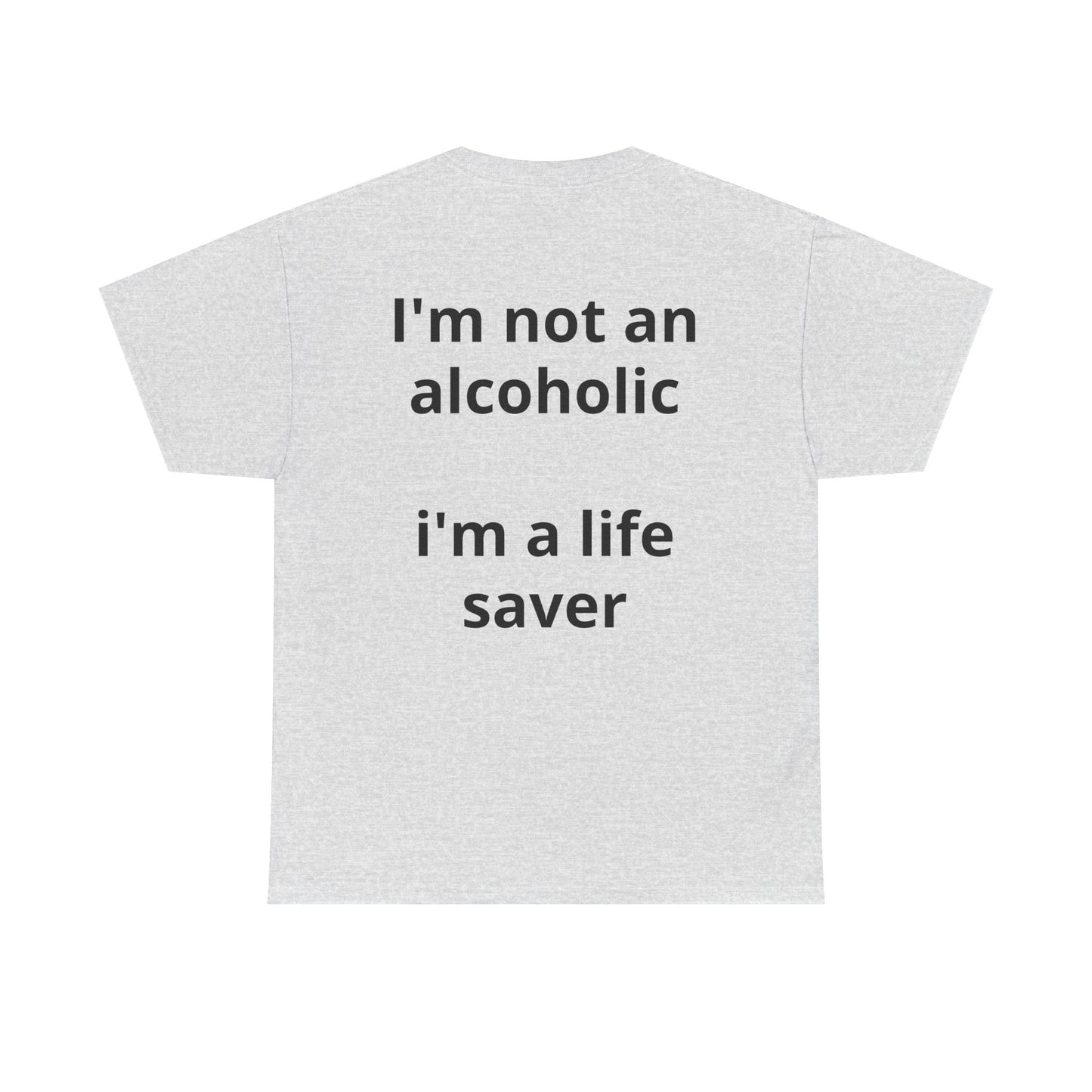 Whisky Humor T-Shirt — "One Glass of Whisky a Day..." Funny Drinking Tee