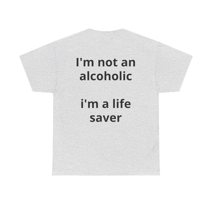 Whisky Humor T-Shirt — "One Glass of Whisky a Day..." Funny Drinking Tee