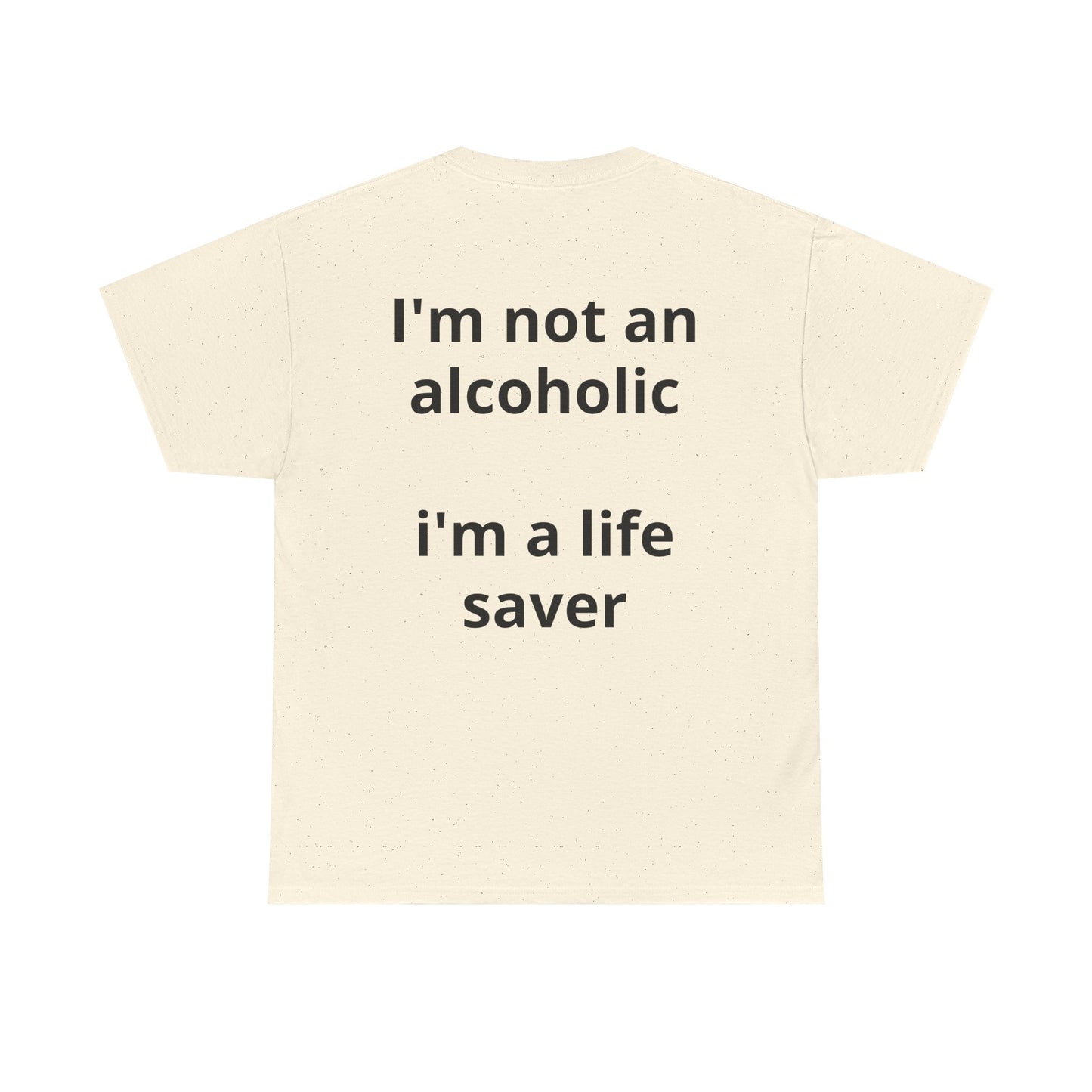 Whisky Humor T-Shirt — "One Glass of Whisky a Day..." Funny Drinking Tee