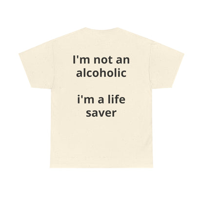 Whisky Humor T-Shirt — "One Glass of Whisky a Day..." Funny Drinking Tee