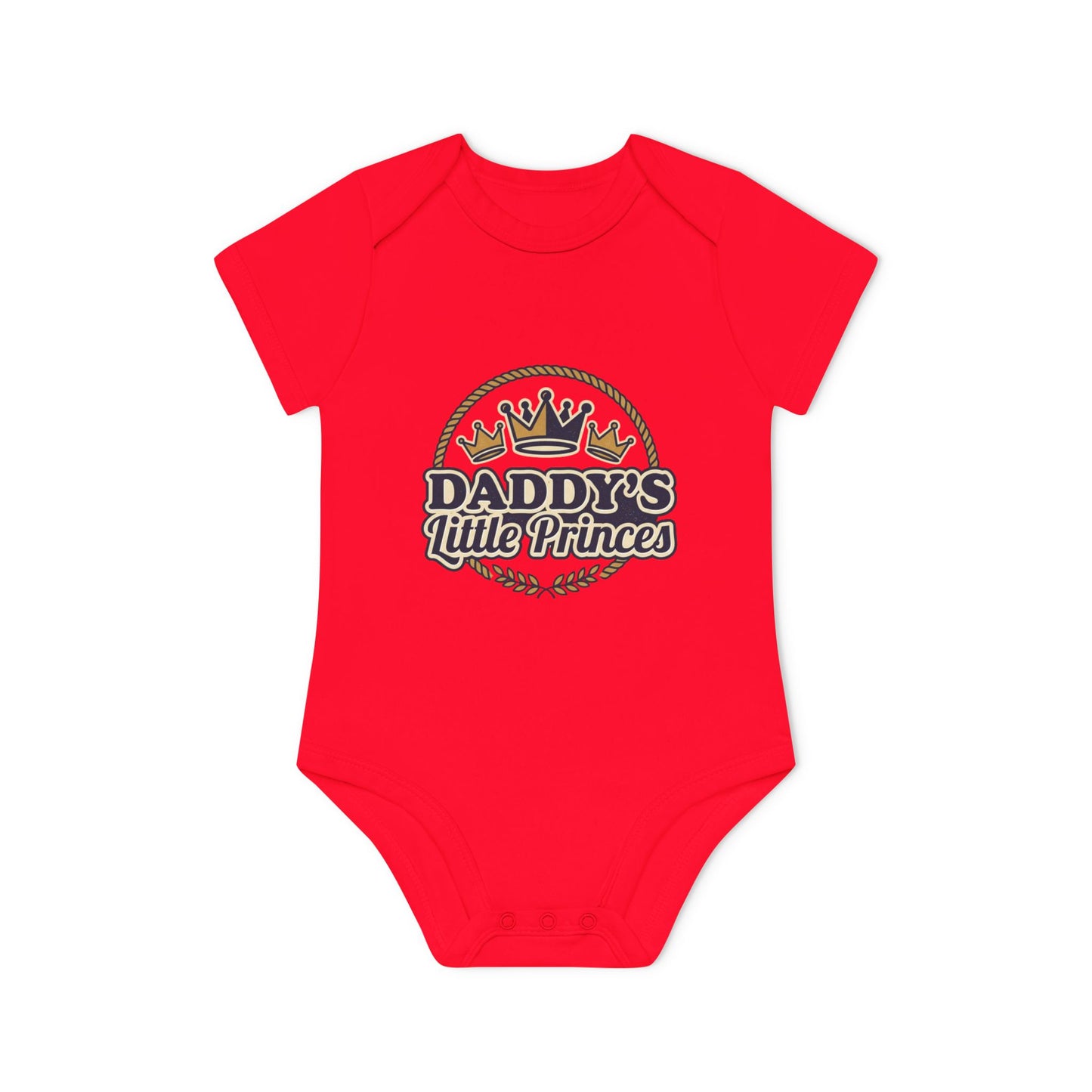 Daddy's Little Princess Baby Bodysuit — Organic Short Sleeve Onesie