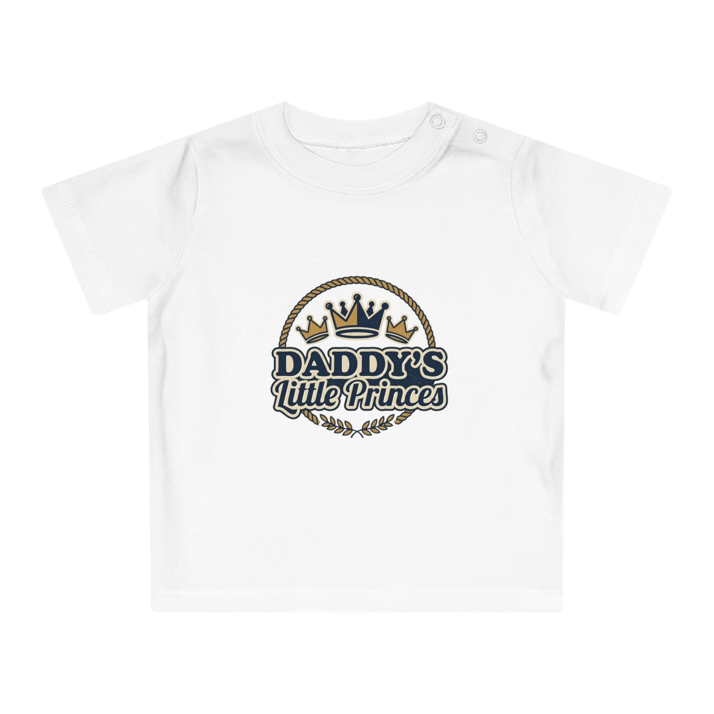 Daddy's Little Princess Baby T-Shirt — Cute Royal Crown Infant Tee