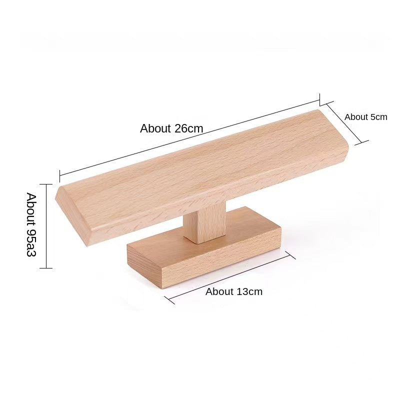 Luxe Houten Sieraden Standaard - Walnoothout Display voor Horloges & Armbanden