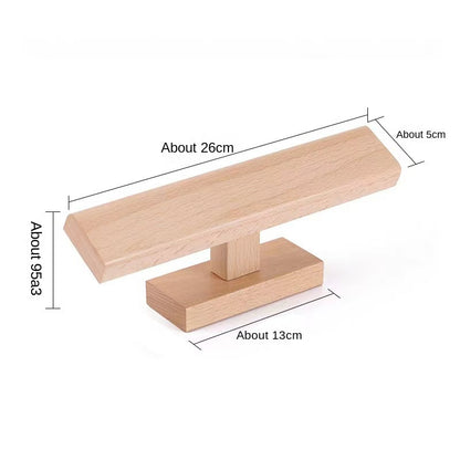 Luxe Houten Sieraden Standaard - Walnoothout Display voor Horloges & Armbanden