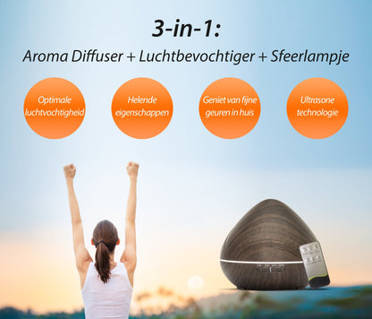 Zen Pro - Donker Hout - Aroma Diffuser
