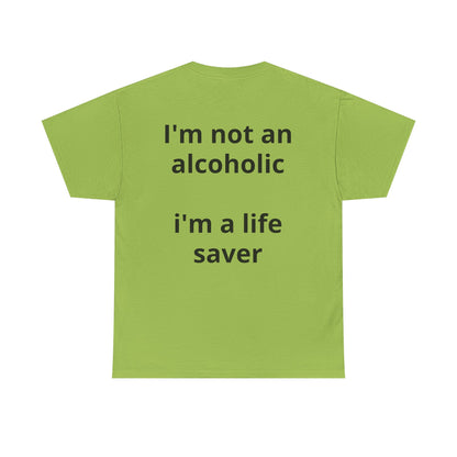 Whisky Humor T-Shirt — "One Glass of Whisky a Day..." Funny Drinking Tee