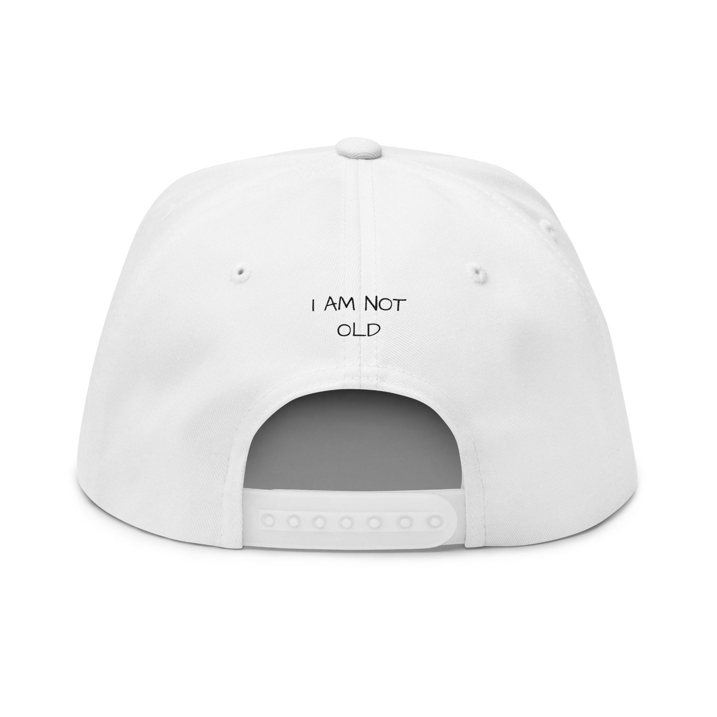 33 Years Embroidered Flat Bill Cap — "Authentic 33 Years of Not Giving a Damn" Birthday Snapback
