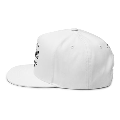 33 Years Embroidered Flat Bill Cap — "Authentic 33 Years of Not Giving a Damn" Birthday Snapback