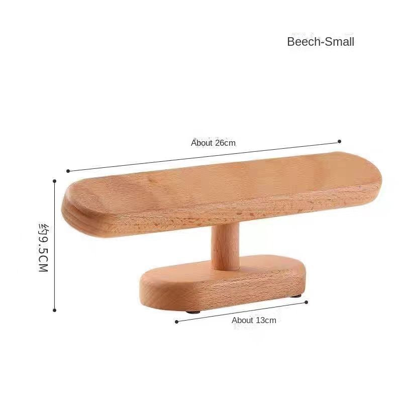 Luxe Houten Sieraden Standaard - Walnoothout Display voor Horloges & Armbanden