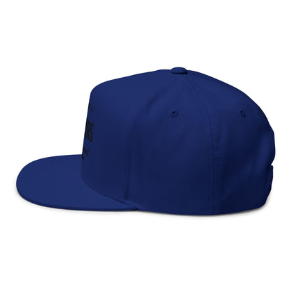 33 Years Embroidered Flat Bill Cap — "Authentic 33 Years of Not Giving a Damn" Birthday Snapback