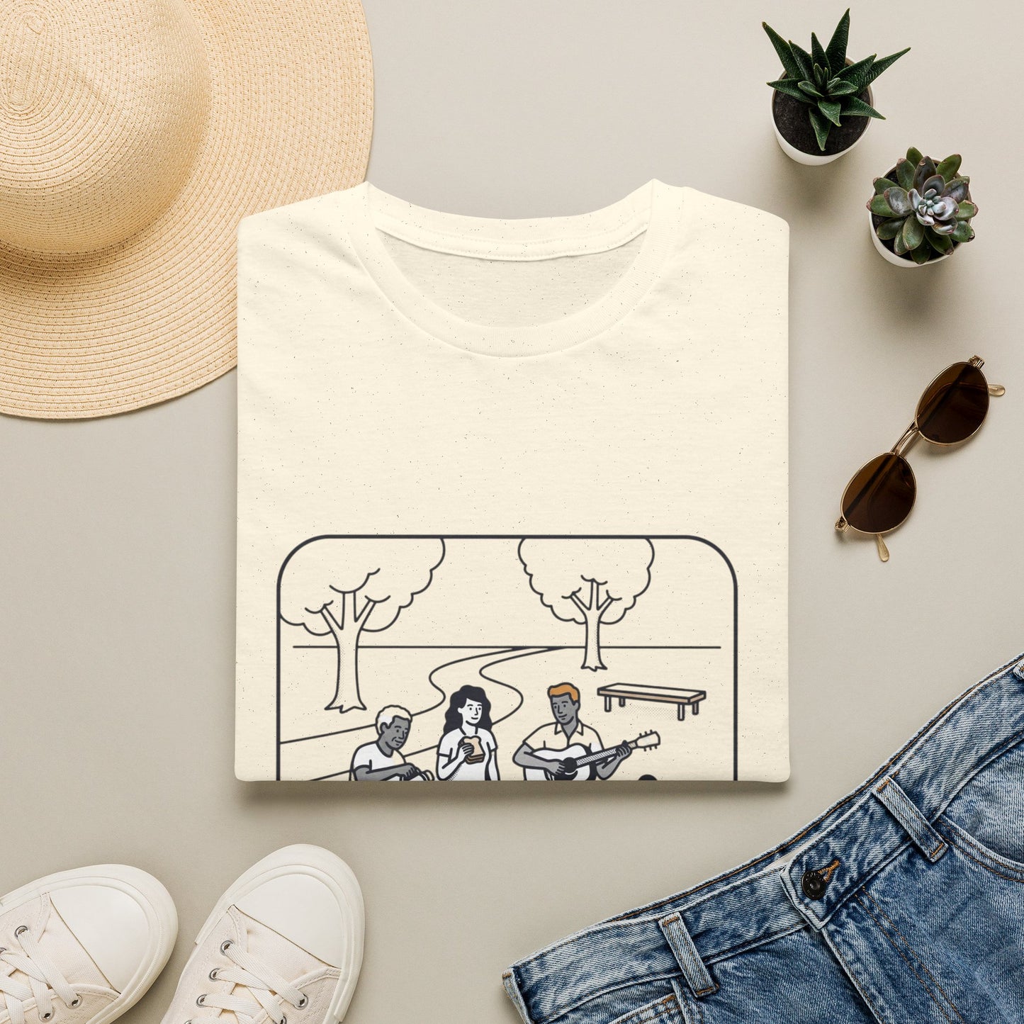 Park Day T‑Shirt — Picnic & Picnic rules