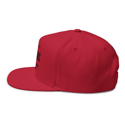 33 Years Embroidered Flat Bill Cap — "Authentic 33 Years of Not Giving a Damn" Birthday Snapback