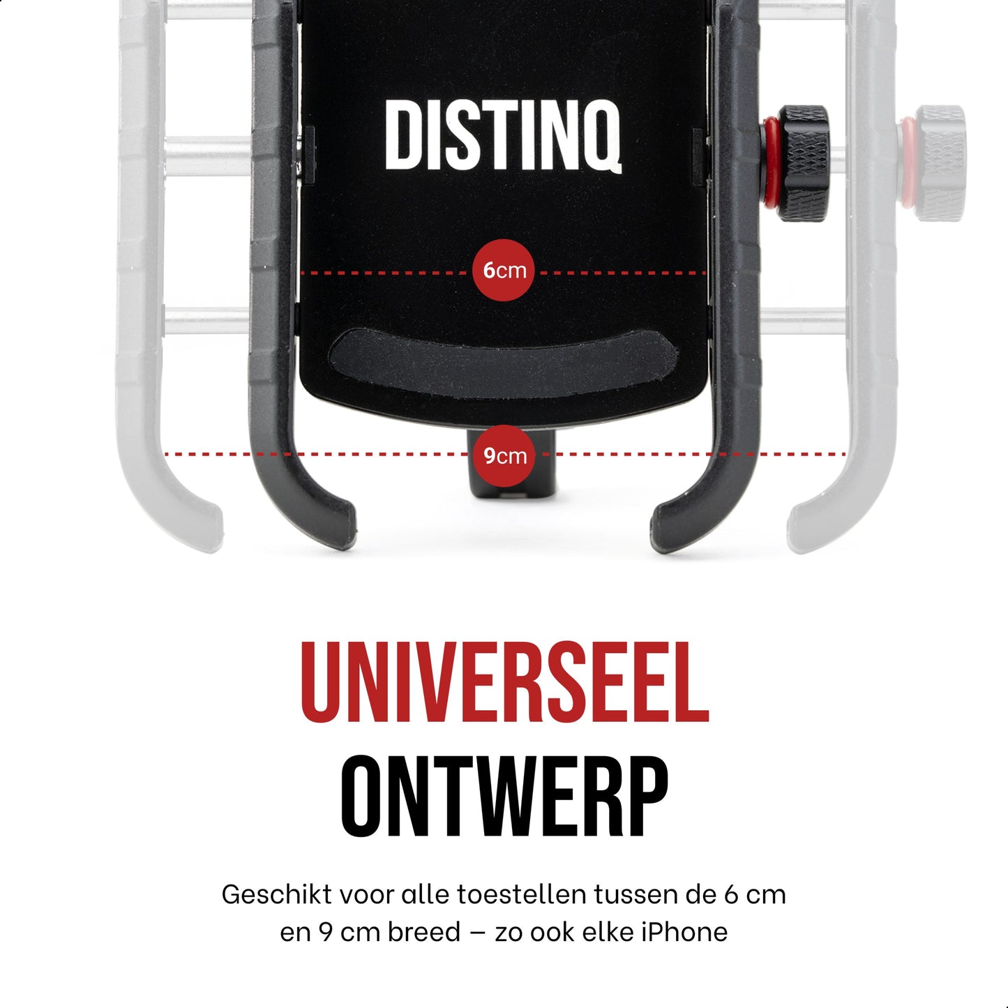 DistinQ Phone holder for bicycle and motorcycle 360°