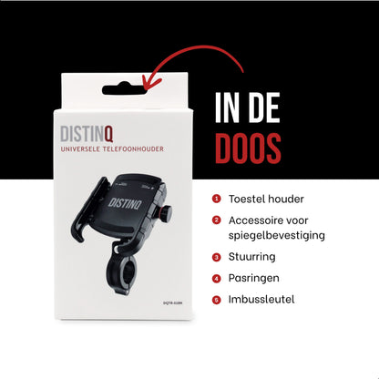 DistinQ Phone holder for bicycle and motorcycle 360°