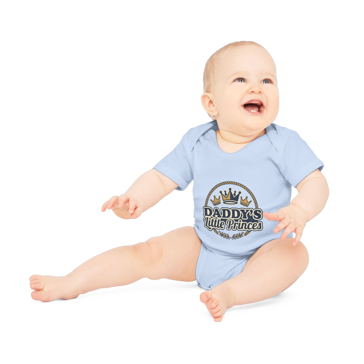 Daddy's Little Princess Baby Bodysuit — Organic Short Sleeve Onesie