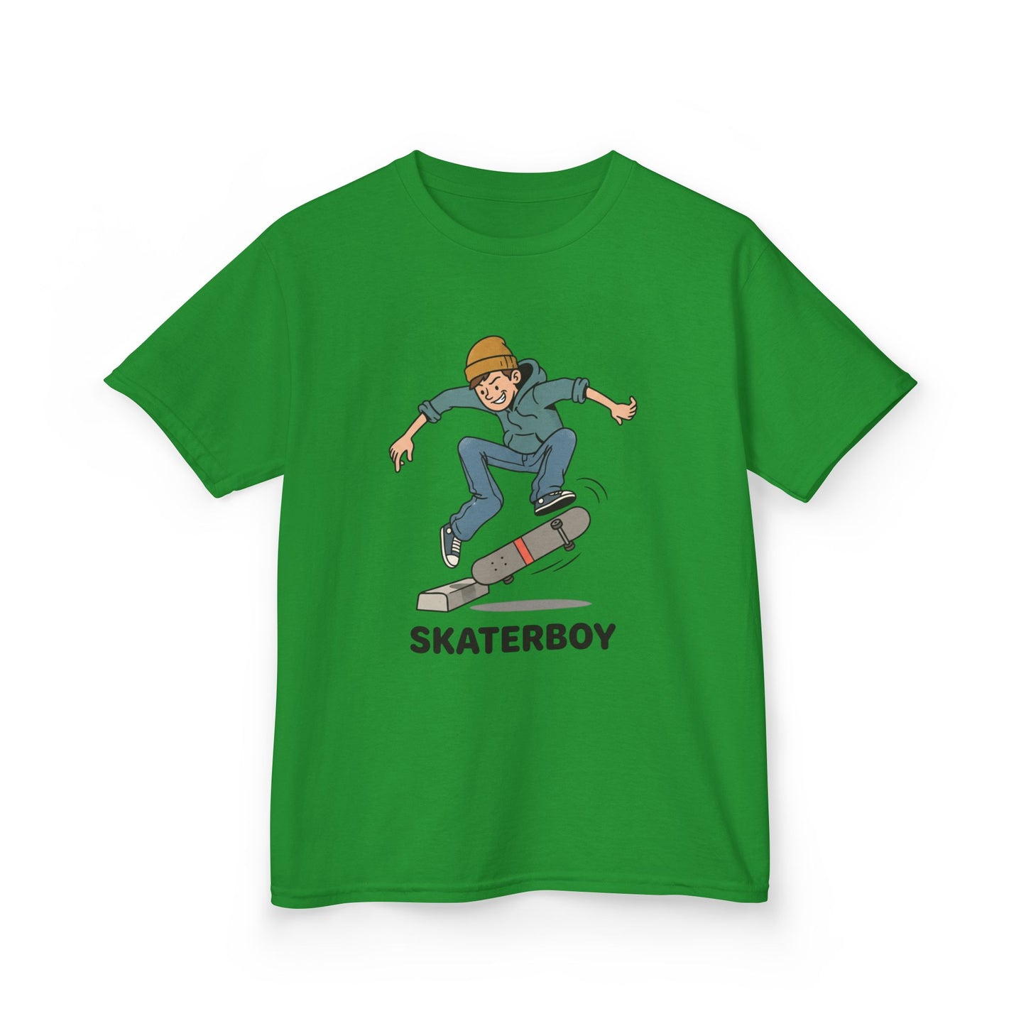 Kids Skateboard Tee – 'Skaterboy' Graphic Shirt for Boys & Girls