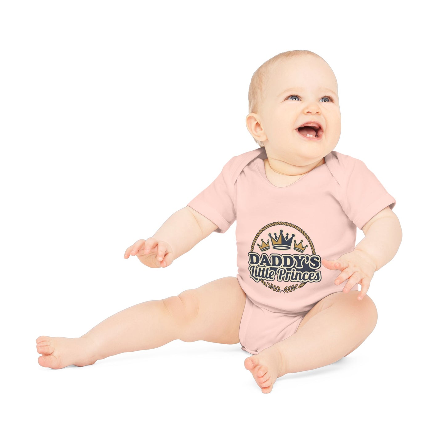 Daddy's Little Princess Baby Bodysuit — Organic Short Sleeve Onesie
