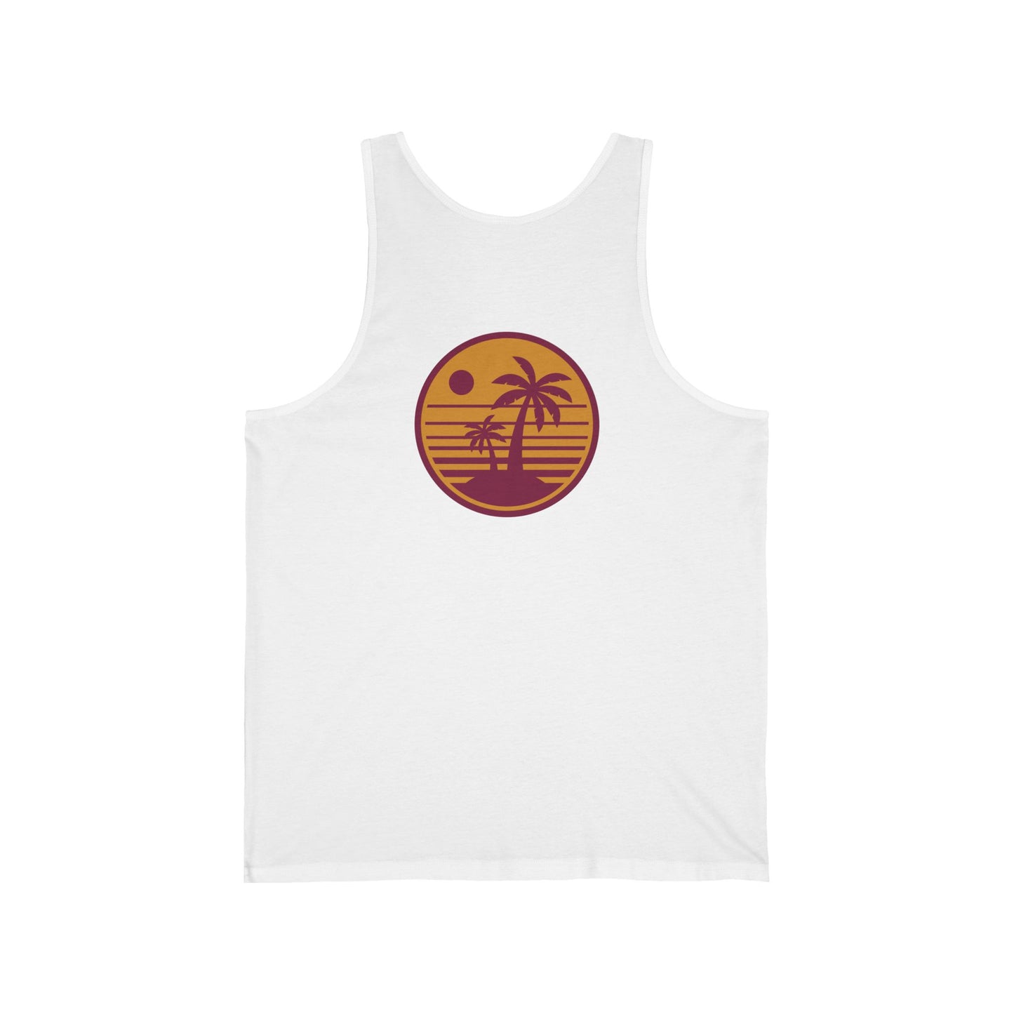 Beach Boy Tank Top — Retro Surf Graphic "Ready to Shine"