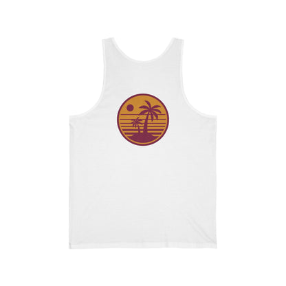 Beach Boy Tank Top — Retro Surf Graphic "Ready to Shine"