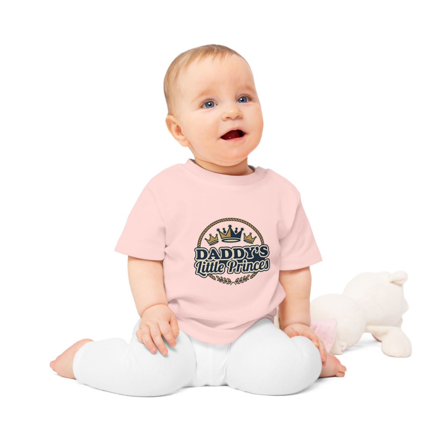 Daddy's Little Princess Baby T-Shirt — Cute Royal Crown Infant Tee