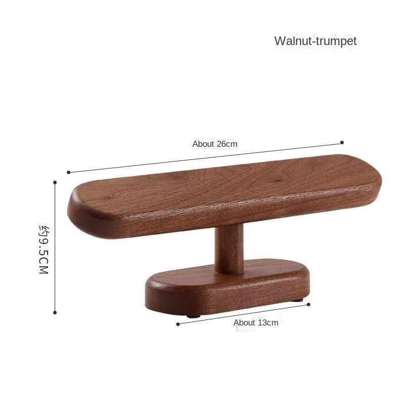 Luxe Houten Sieraden Standaard - Walnoothout Display voor Horloges & Armbanden