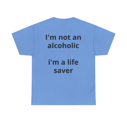 Whisky Humor T-Shirt — "One Glass of Whisky a Day..." Funny Drinking Tee