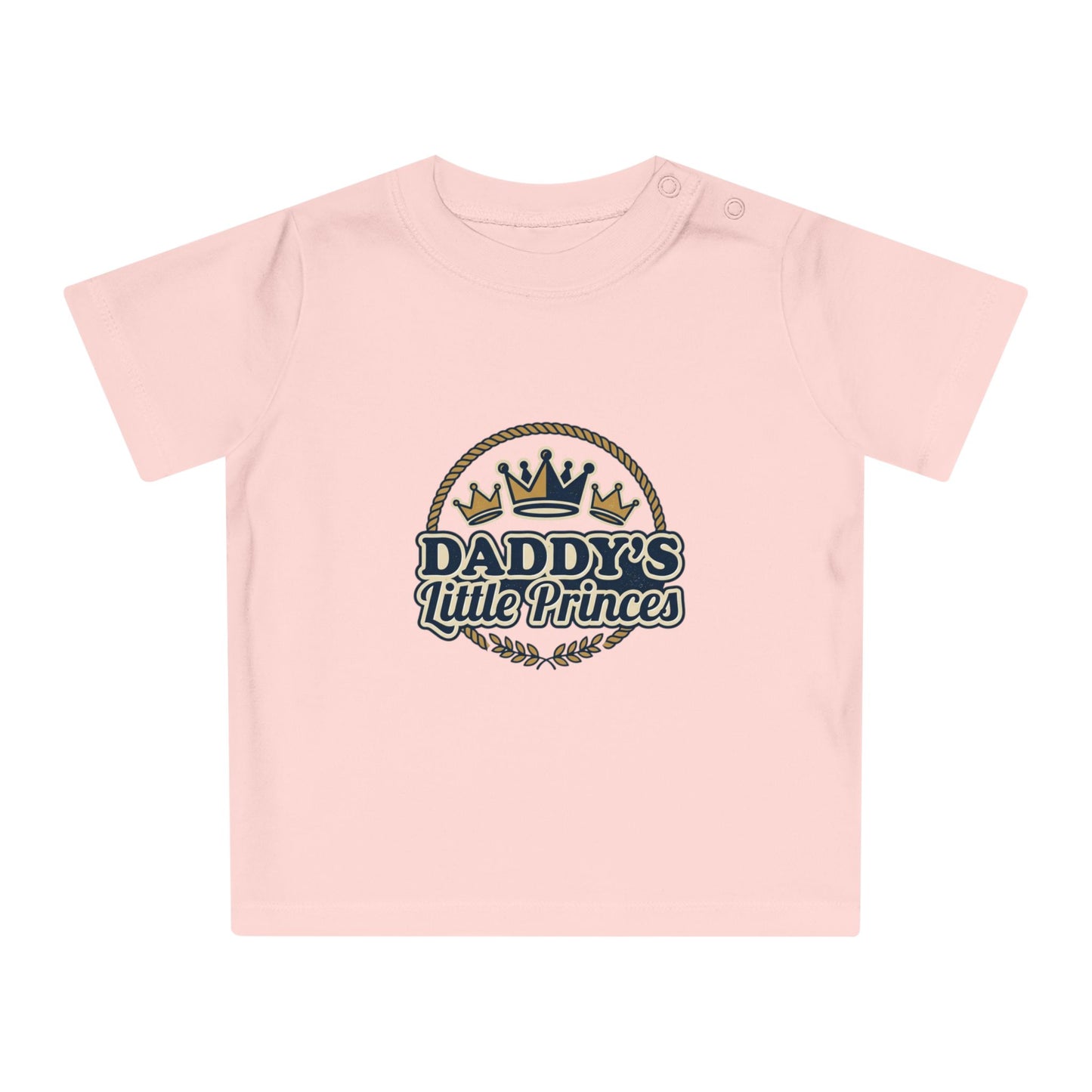 Daddy's Little Princess Baby T-Shirt — Cute Royal Crown Infant Tee