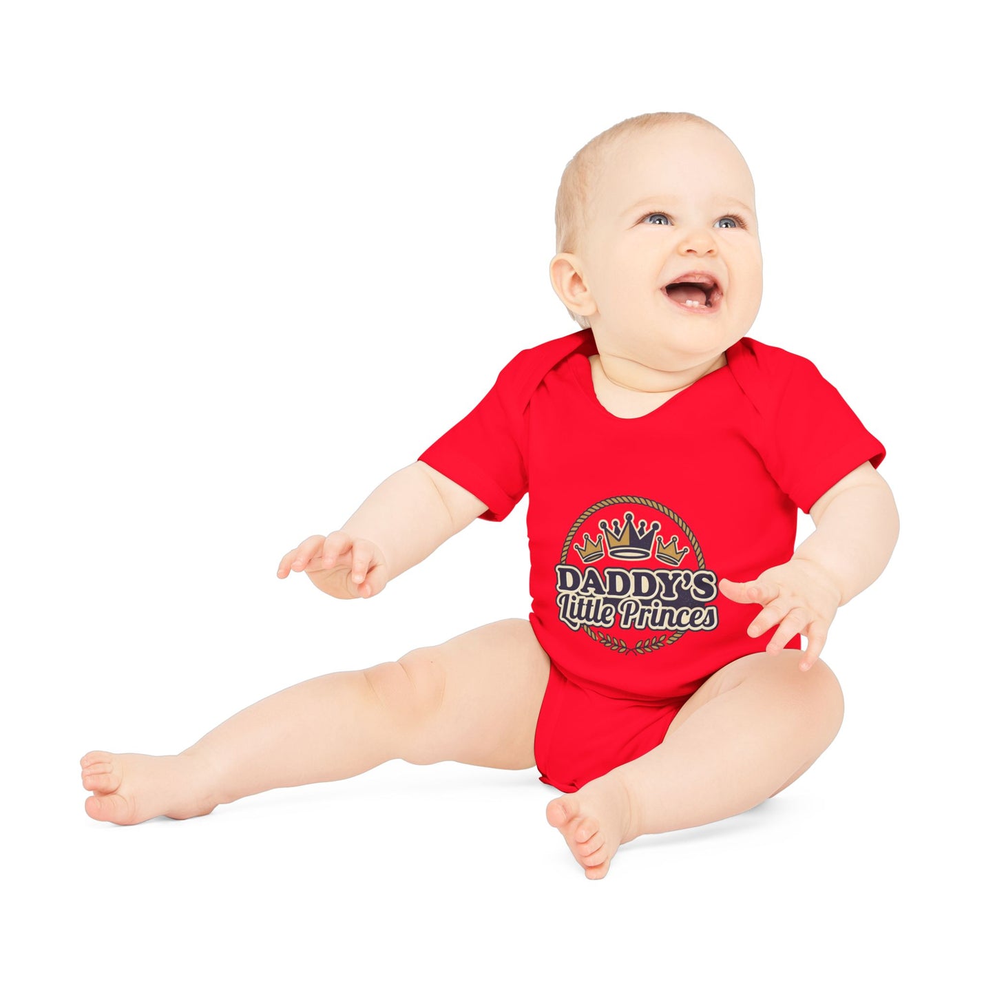 Daddy's Little Princess Baby Bodysuit — Organic Short Sleeve Onesie