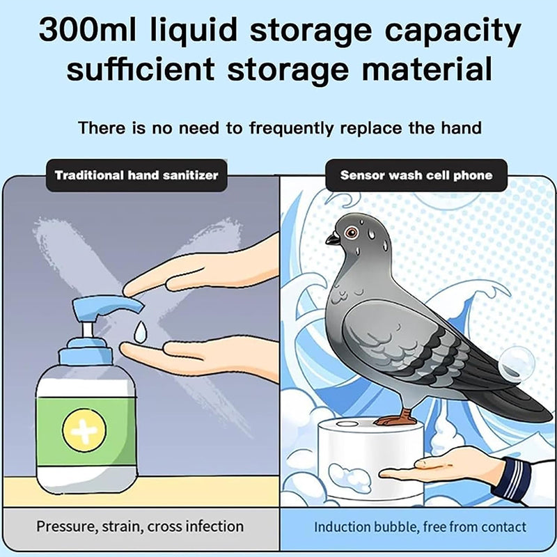 Automatic Soap Dispenser Pigeon - Touchless Sensor Foam Dispenser 300ml