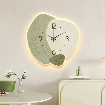 Nordische Wandklok Crème - Stijlvolle Woonkamer Decoratie
