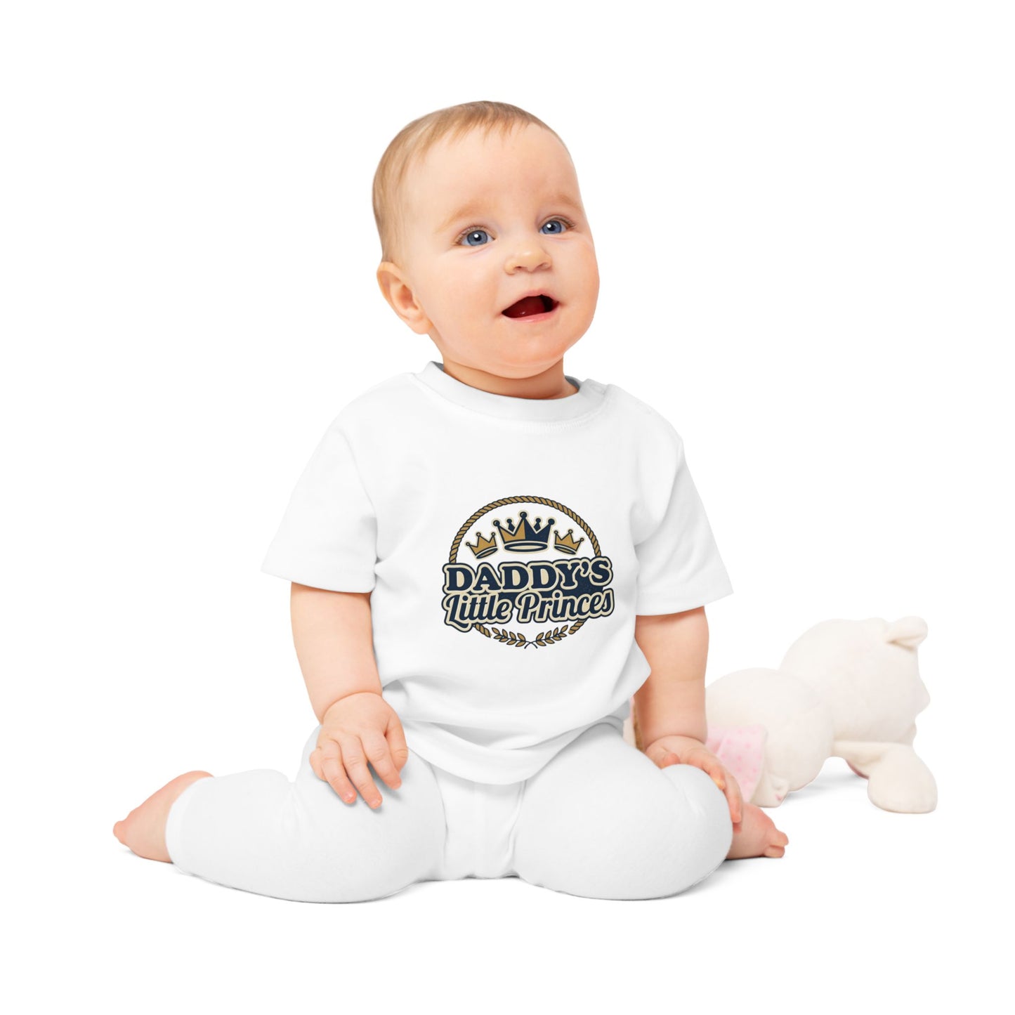 Daddy's Little Princess Baby T-Shirt — Cute Royal Crown Infant Tee