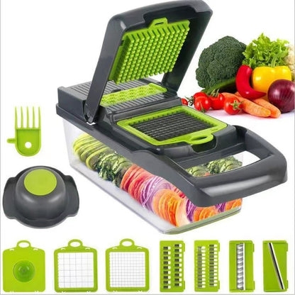 Multifunctionele Groentesnijder Set - Professionele Keuken Dicer & Rasp