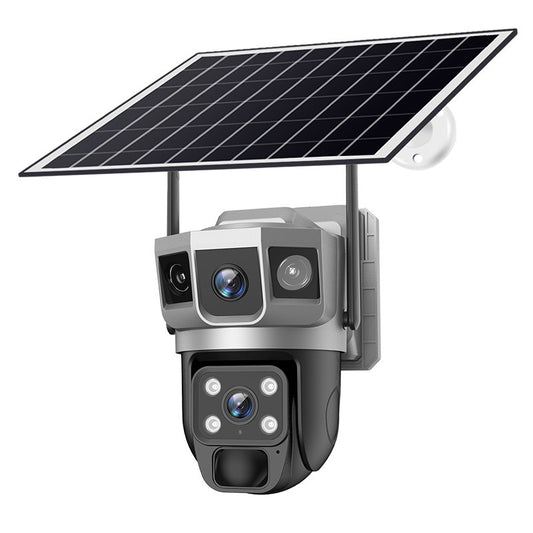 Solar Powered Security Camera WiFi - Waterproof Outdoor Camera with HD Night Vision