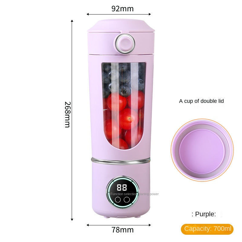Draagbare Oplaadbare Blender 700ml - USB Smoothie Maker & Juicer