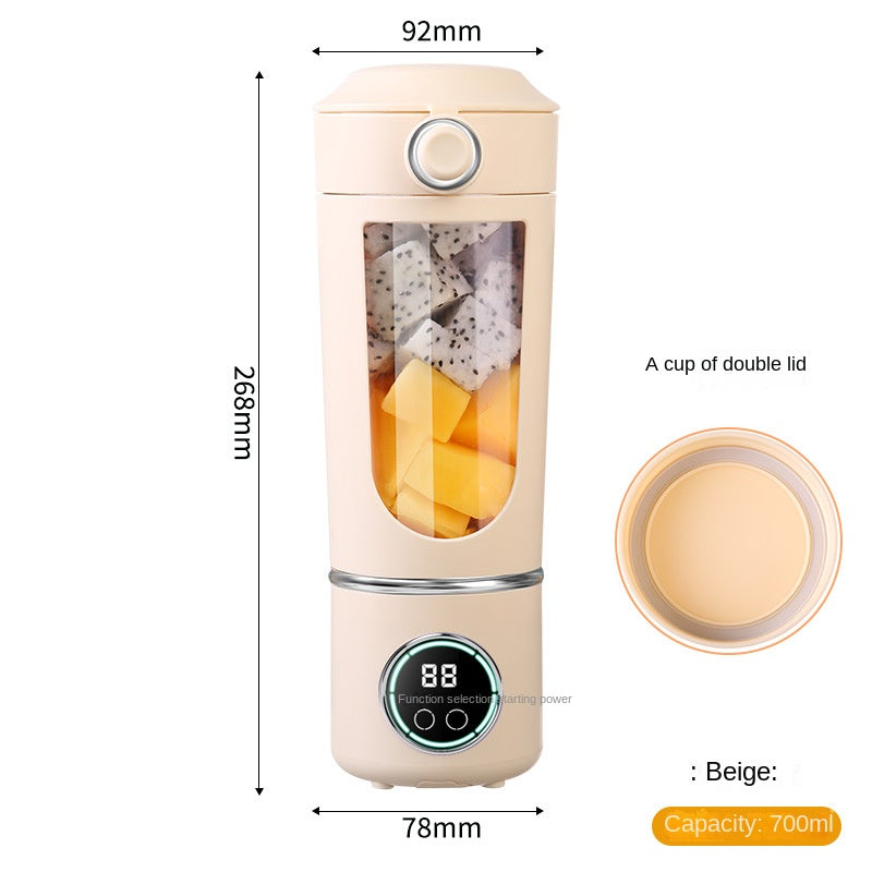 Draagbare Oplaadbare Blender 700ml - USB Smoothie Maker & Juicer
